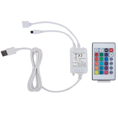 Giroletto con LED Bianco e Nero in Similpelle 90x200 cm | homemem39