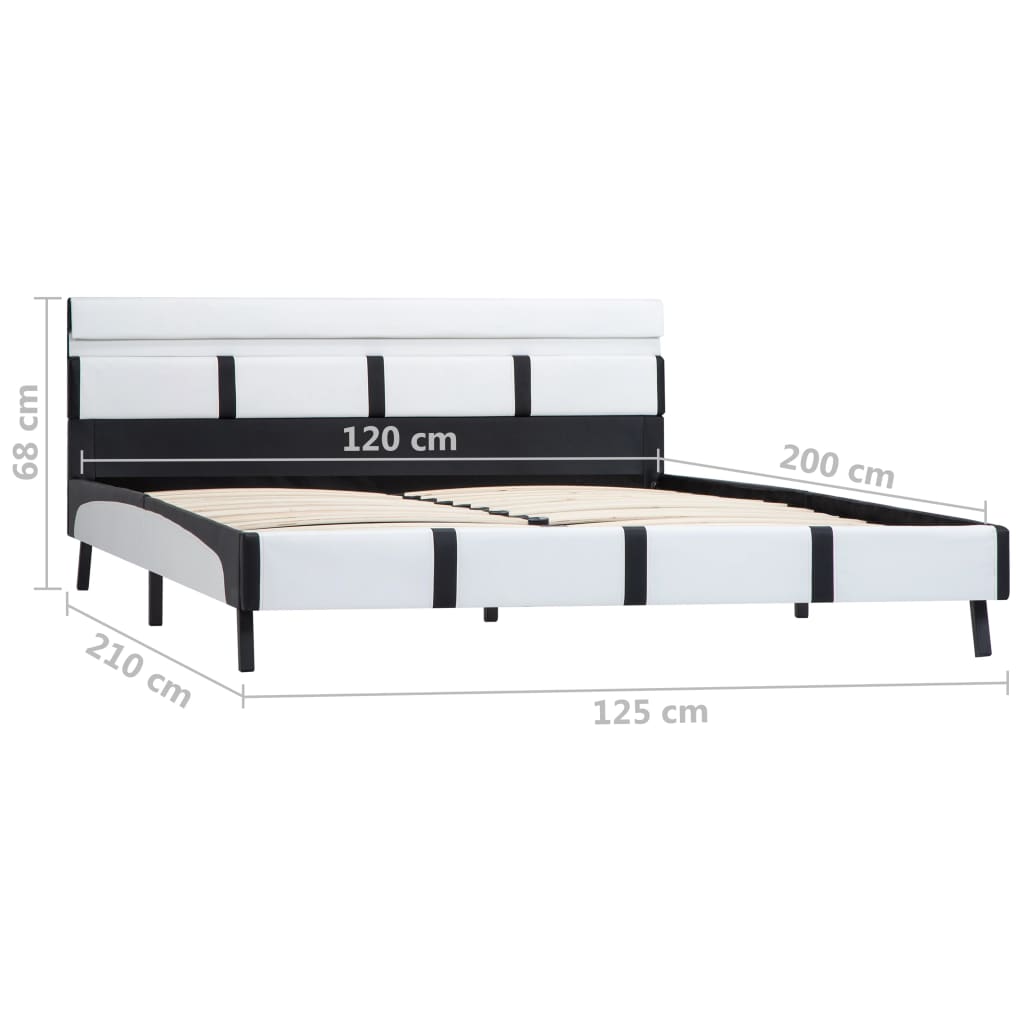 Giroletto con LED senza Materasso Bianco 120x200 cm | homemem39