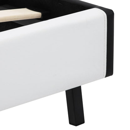Giroletto con LED senza Materasso Bianco 140x200 cm Similpelle | homemem39
