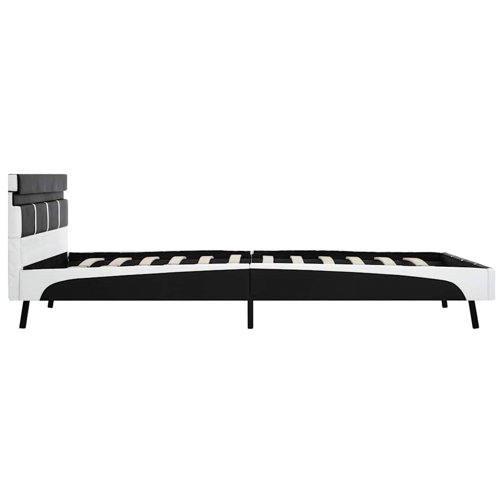Giroletto con LED Nero in Similpelle 120x200 cm