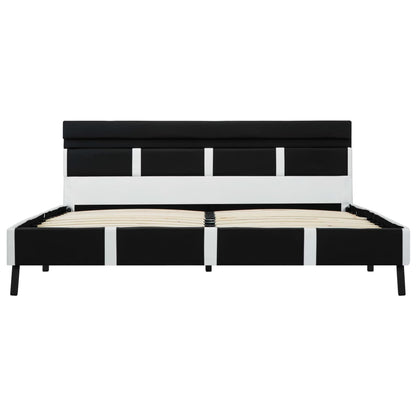 Giroletto con LED Nero in Similpelle 160x200 cm