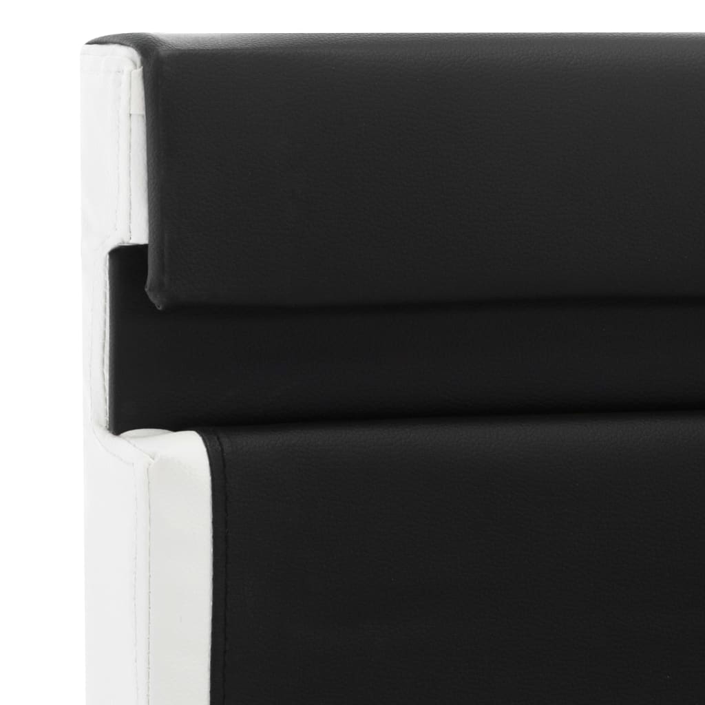 Giroletto con LED Nero in Similpelle 160x200 cm | homemem39