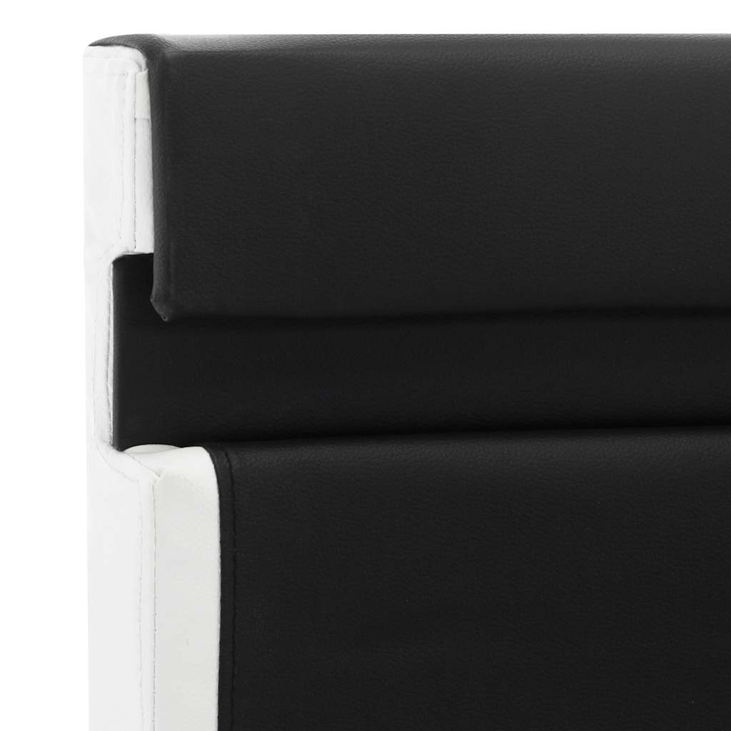 Giroletto con LED Nero in Similpelle 160x200 cm
