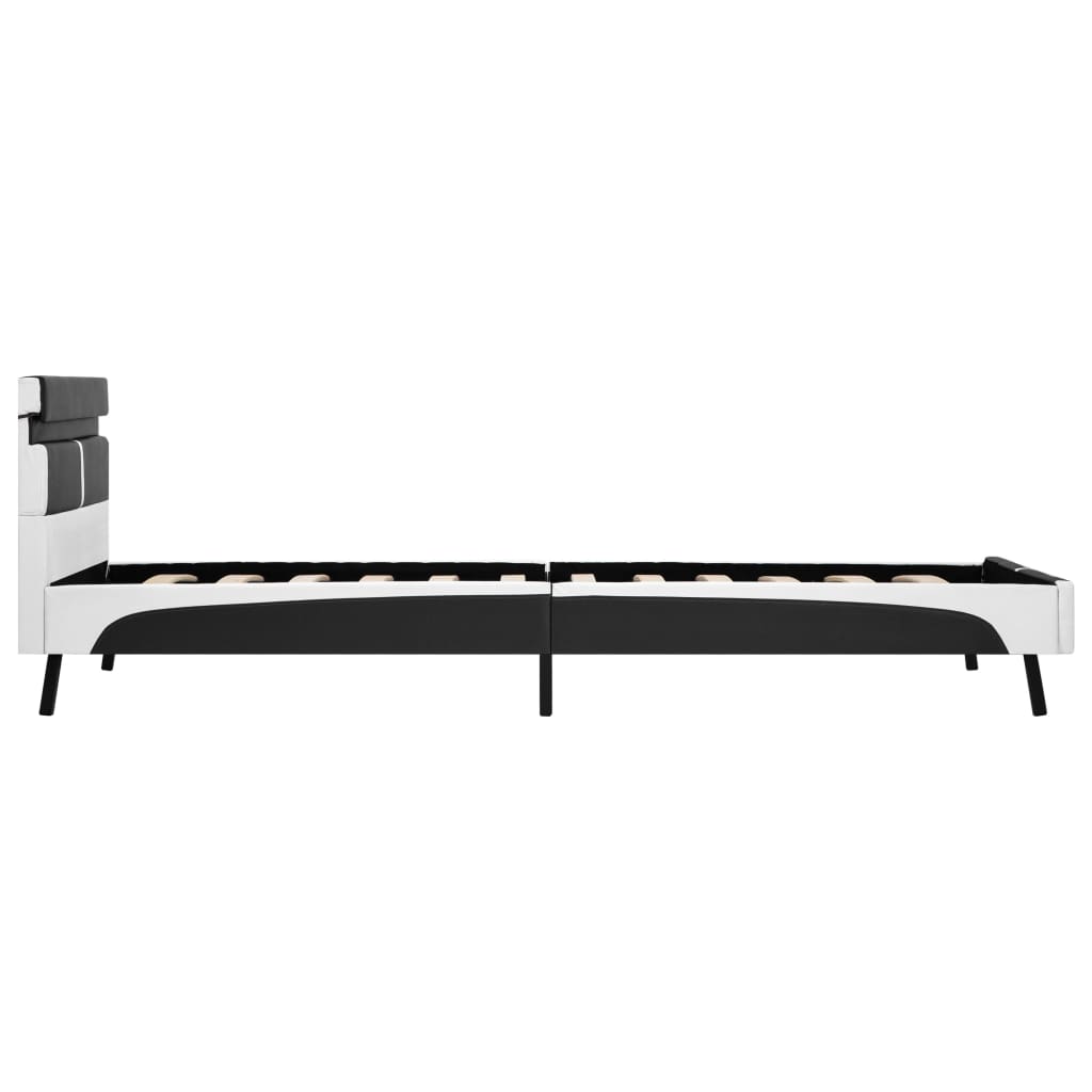 Giroletto con LED senza Materasso Grigio in Similpelle 90x200cm | homemem39