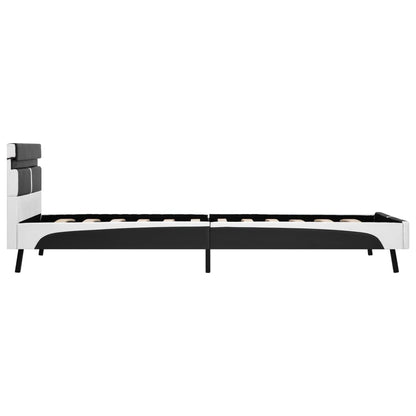Giroletto con LED senza Materasso Grigio in Similpelle 90x200cm | homemem39