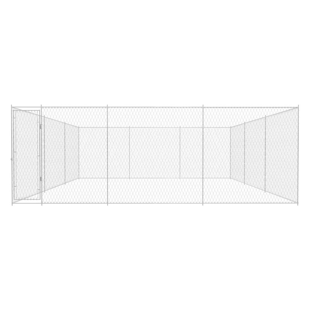 Canile da Esterno in Acciaio Zincato 570x570x185 cm | homemem39