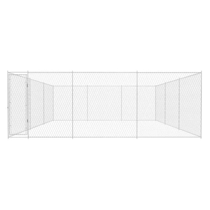Canile da Esterno in Acciaio Zincato 570x570x185 cm | homemem39