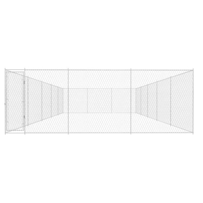 Canile da Esterno in Acciaio Zincato 950x570x185 cm | homemem39