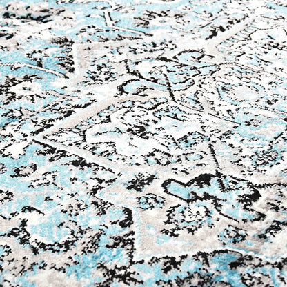 Tappeto Blu Chiaro 80 x 150 cm Polietilene