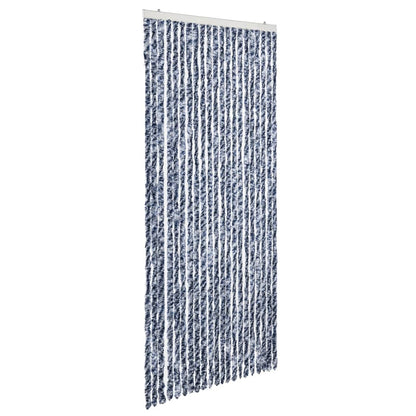 Zanzariera Blu Bianco e Argento  90x220 cm Ciniglia - homemem39