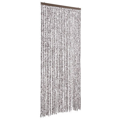 Zanzariera Marrone e Beige 100x220 cm Ciniglia