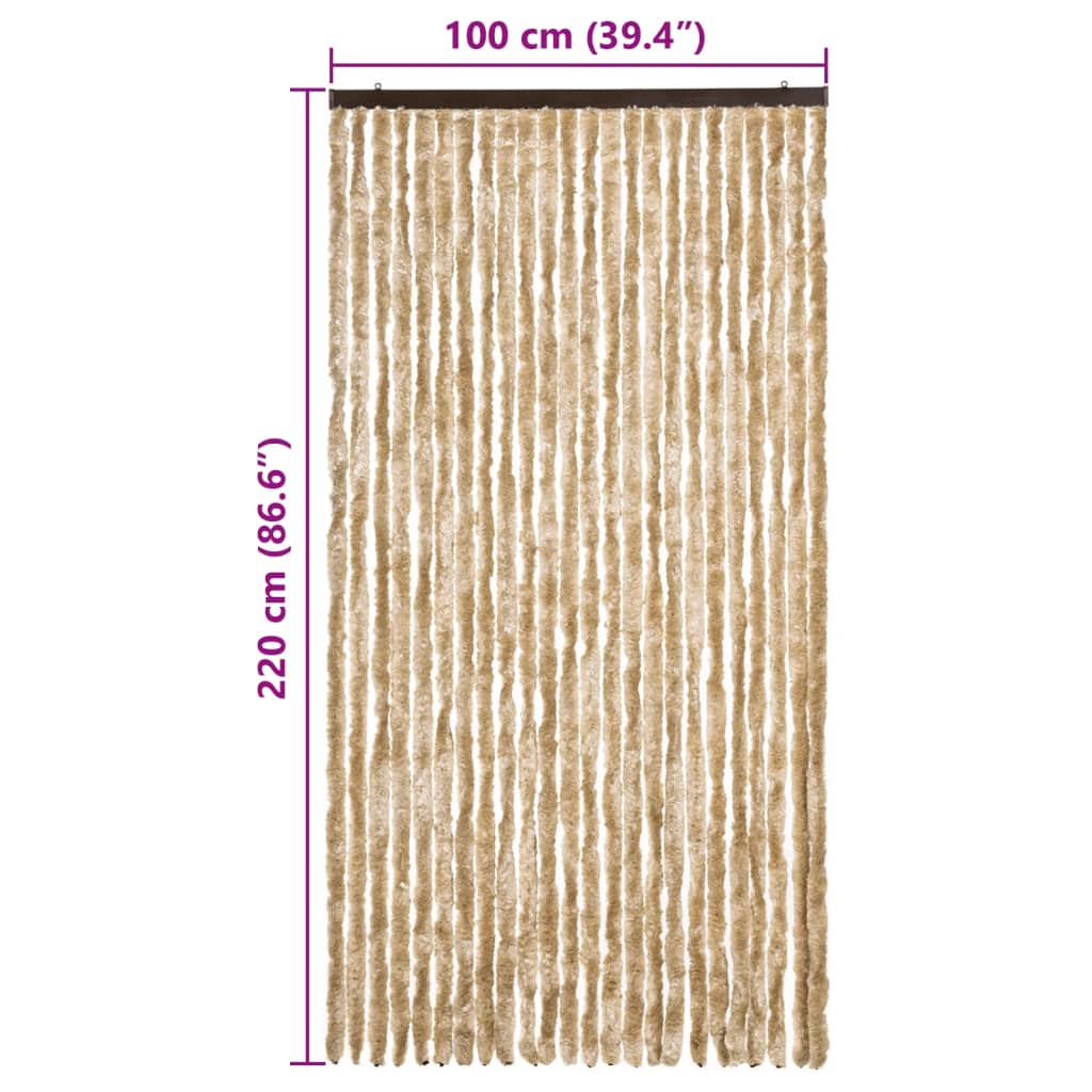 Zanzariera Beige 100x220 cm Ciniglia - homemem39