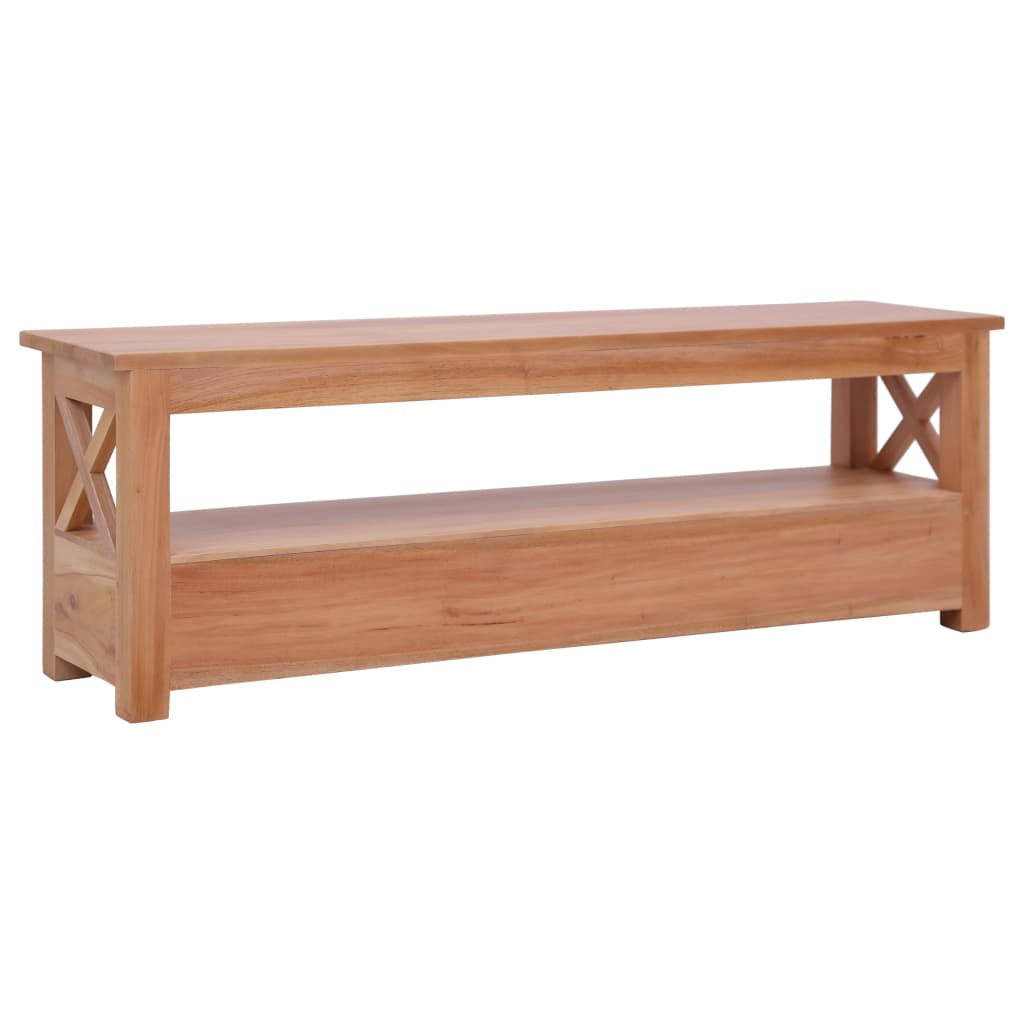 Mobile Porta TV 120x30x40 cm in Legno Massello di Mogano | homemem39