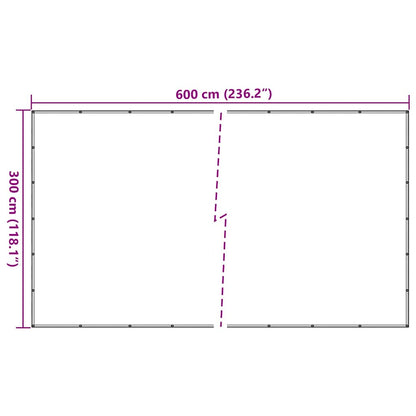 Rete per Container in HDPE 3x6 m Nera | homemem39