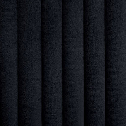 Sedie da Pranzo 2 pz Nere in Velluto - homemem39