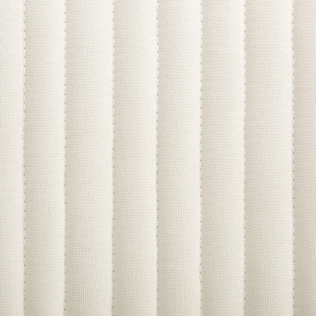 Sedie da Pranzo 2 pz Crema in Tessuto - homemem39