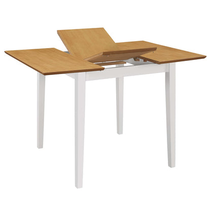 Set da Pranzo 3 pz in MDF Bianco - homemem39