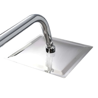 Set per Doccia a Doppio Soffione con Doccetta Acciaio Inox - homemem39