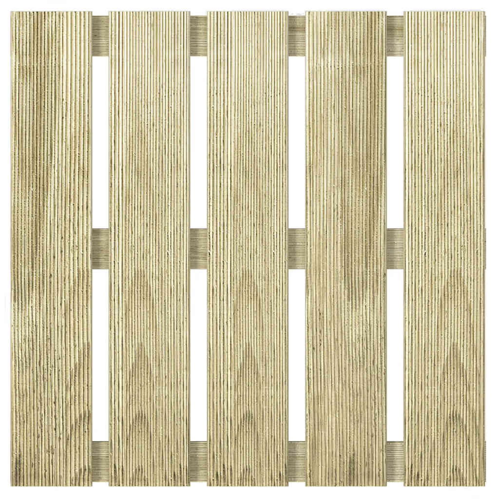 Piastrelle per Esterni 12 pz 50x50 cm in Legno Verde