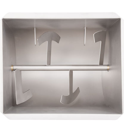 Impastatrice Carne Manuale e Coperchio Argento Acciaio Inox - homemem39