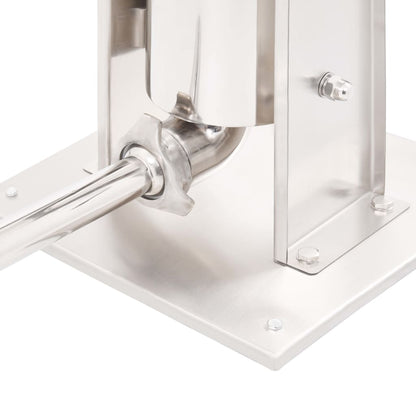 Insaccatrice Manuale Argento 3 L in Acciaio Inossidabile | homemem39