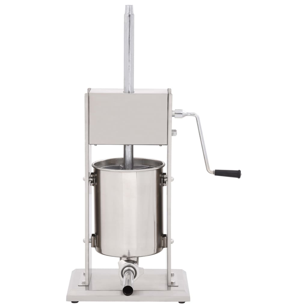 Insaccatrice Manuale Argento 10 L in Acciaio Inossidabile - homemem39