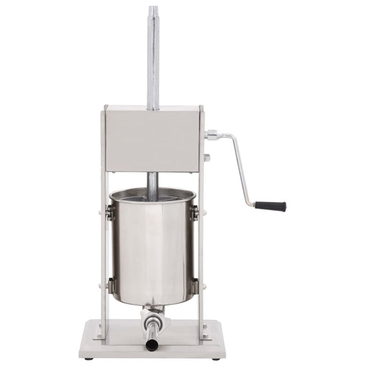 Insaccatrice Manuale Argento 10 L in Acciaio Inossidabile - homemem39
