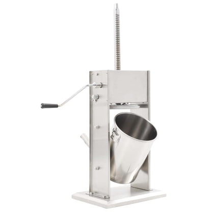 Insaccatrice Manuale Argento 10 L in Acciaio Inossidabile - homemem39