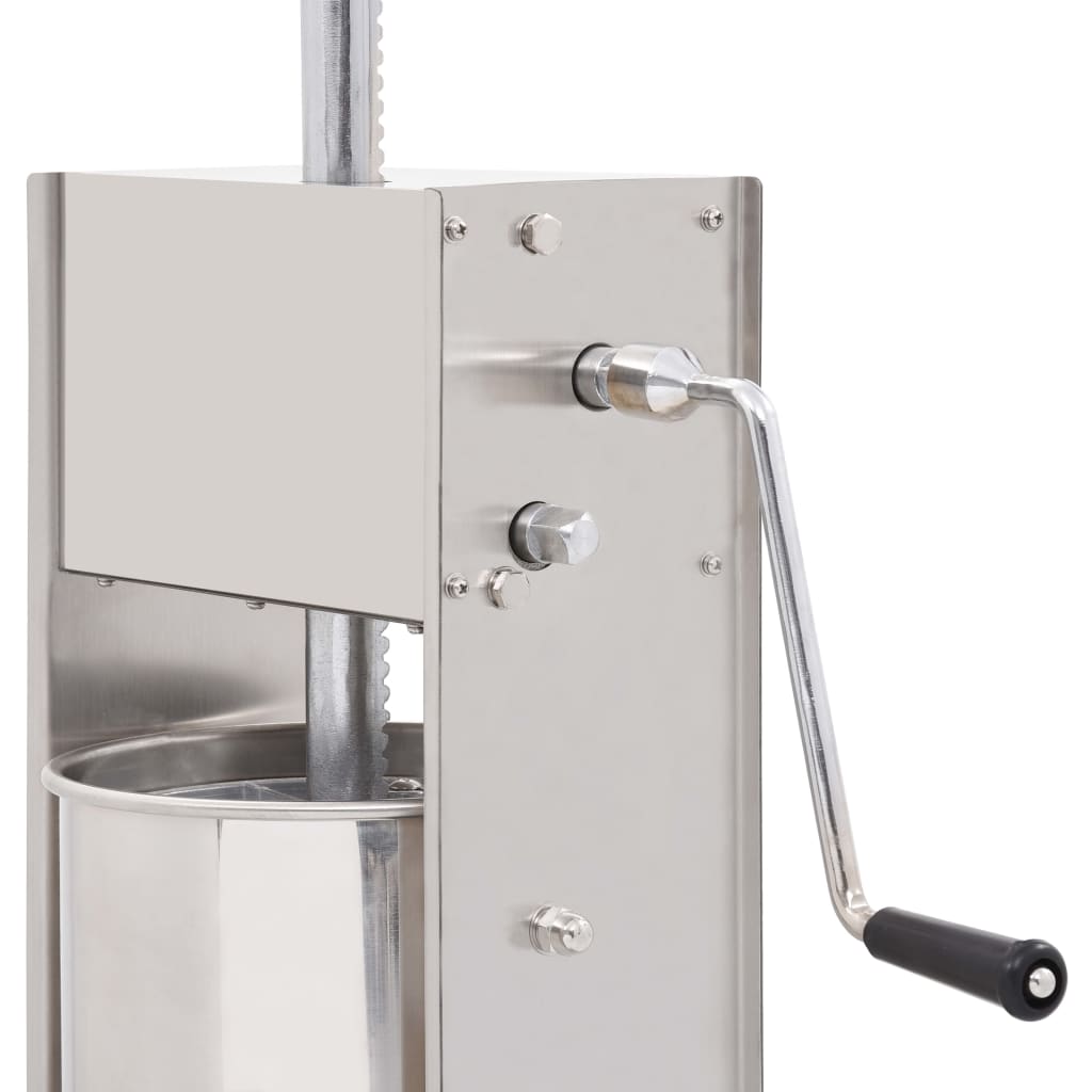 Insaccatrice Manuale Argento 10 L in Acciaio Inossidabile - homemem39