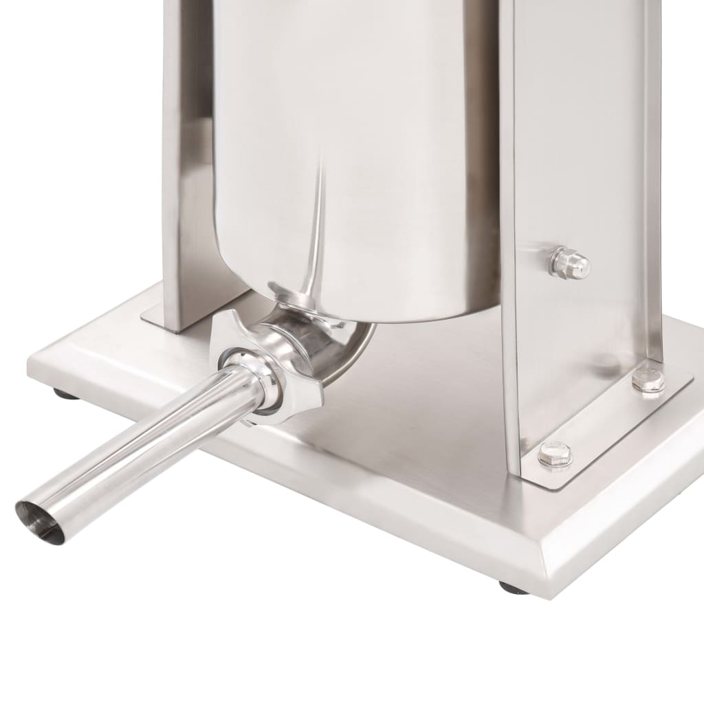 Insaccatrice Manuale Argento 10 L in Acciaio Inossidabile - homemem39