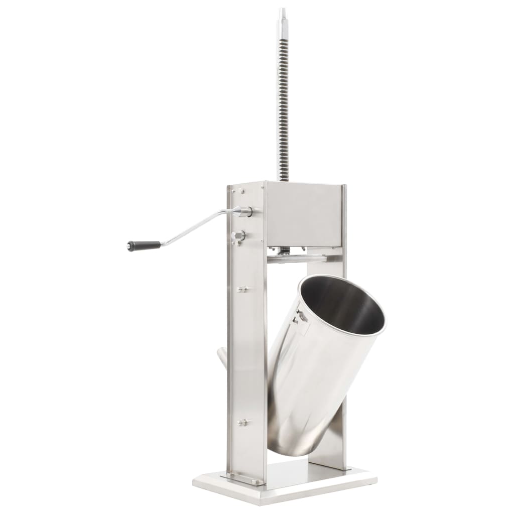 Insaccatrice Manuale Argento 15 L in Acciaio Inossidabile - homemem39
