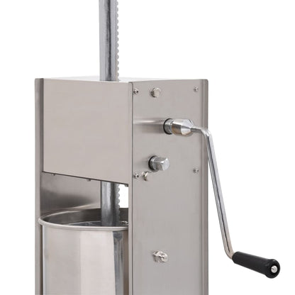 Insaccatrice Manuale Argento 15 L in Acciaio Inossidabile - homemem39