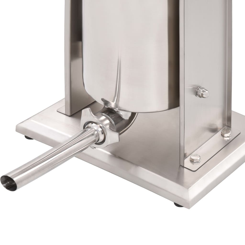 Insaccatrice Manuale Argento 15 L in Acciaio Inossidabile - homemem39