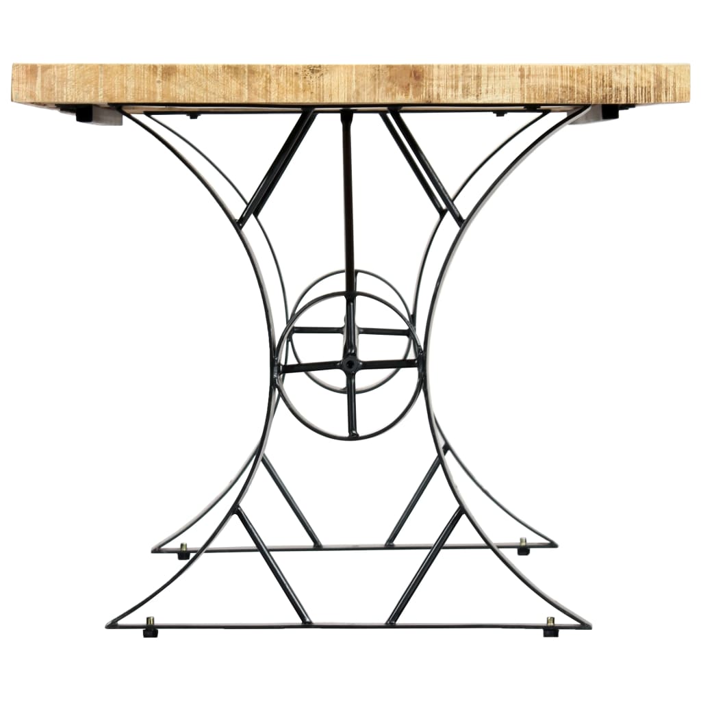 Tavolo da Pranzo 180x90x76 cm in Legno Massello di Mango | homemem39