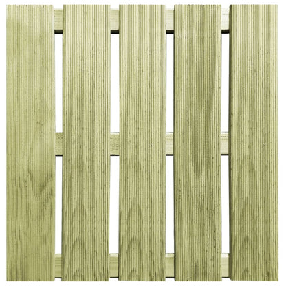 Piastrelle per Esterni 18 pz 50x50 cm in Legno Verde - homemem39