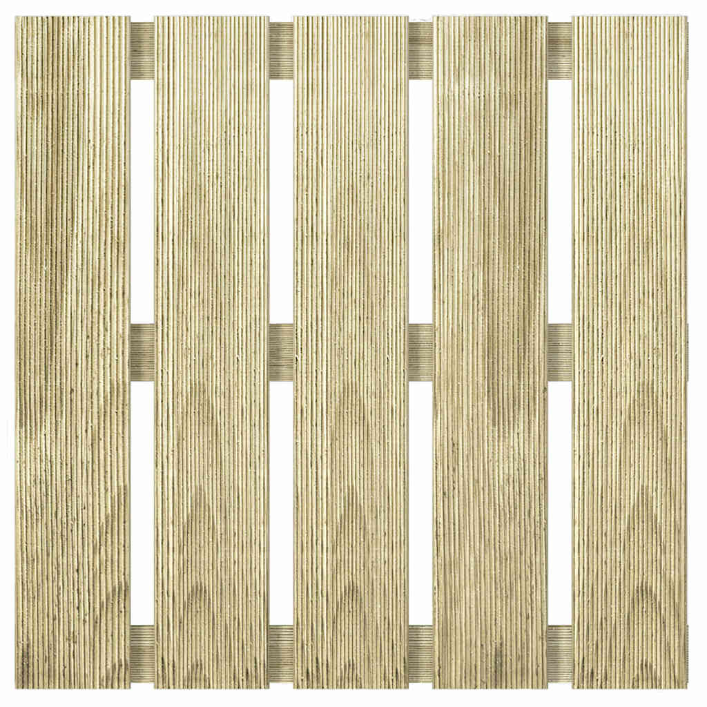 Piastrelle per Decking 24 pz 50x50 cm in Legno Verde