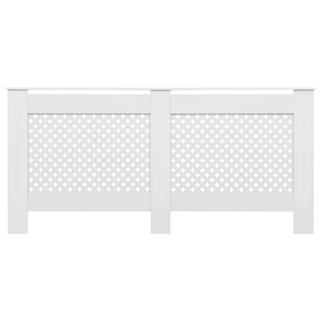 Copertura per Radiatore Bianca 172x19x81,5 cm in MDF - homemem39