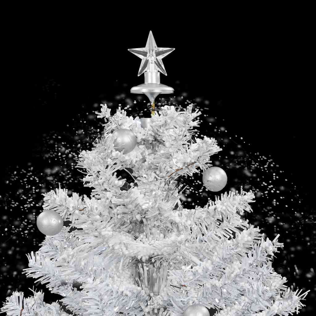 Albero di Natale con Neve e Base a Ombrellone Bianco 75 cm | homemem39
