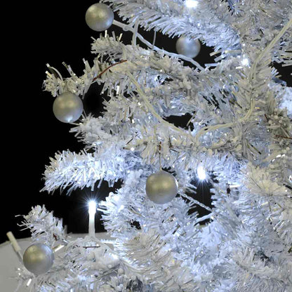 Albero di Natale con Neve e Base a Ombrellone Bianco 75 cm | homemem39
