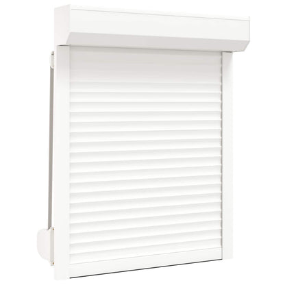 Persiana a rullo Bianco 70 x 100 cm Alluminio e poliuretano