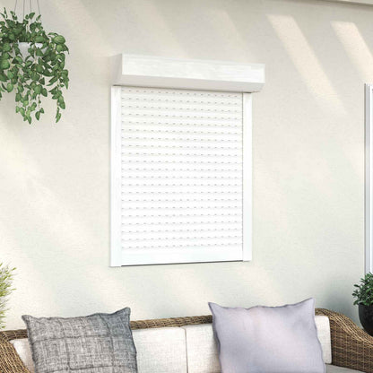 Persiana a rullo Bianco 80 x 100 cm Alluminio e poliuretano | homemem39
