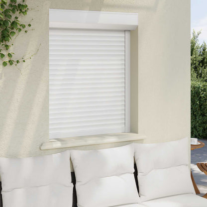 Persiana a rullo Bianco 80 x 100 cm Alluminio e poliuretano | homemem39
