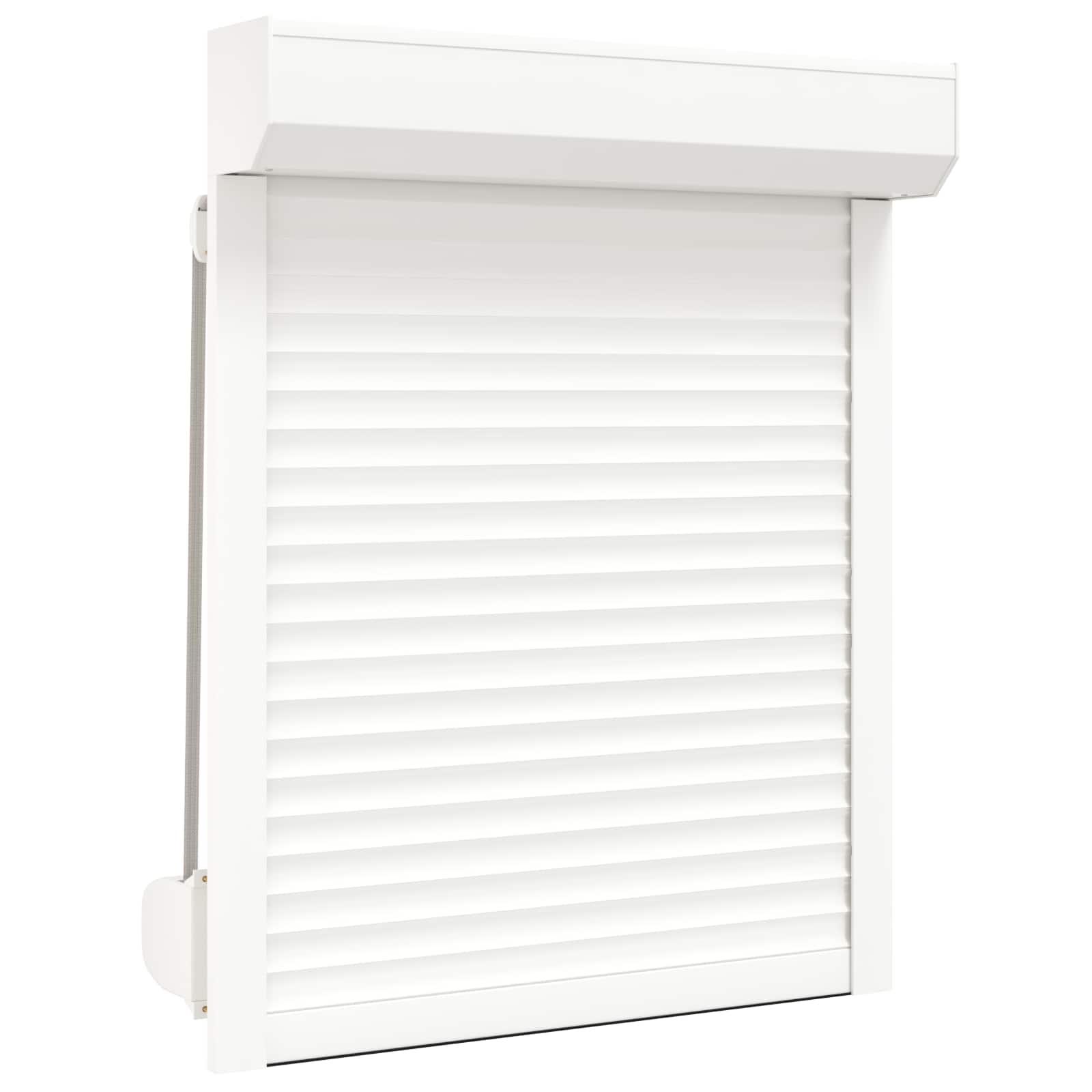 Persiana a rullo Bianco 80 x 100 cm Alluminio e poliuretano | homemem39