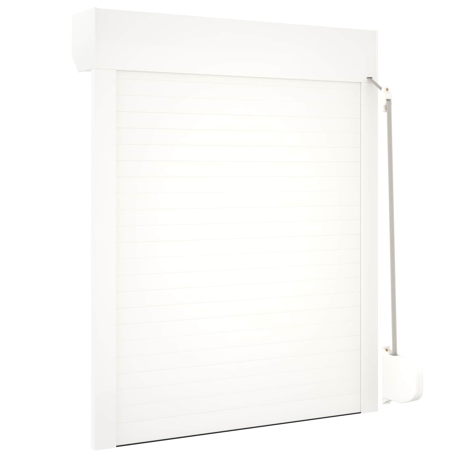 Persiana a rullo Bianco 80 x 100 cm Alluminio e poliuretano | homemem39