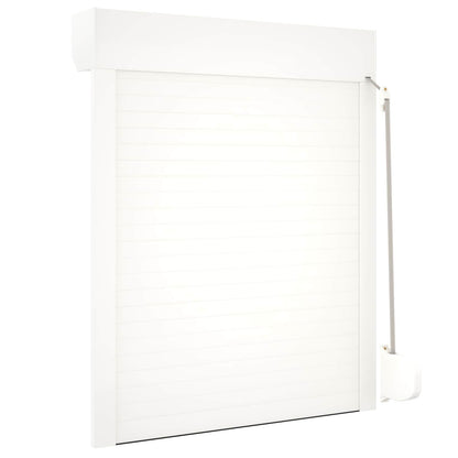 Persiana a rullo Bianco 80 x 100 cm Alluminio e poliuretano | homemem39