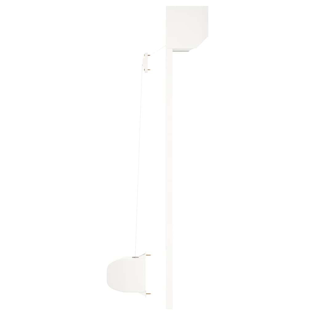 Tapparella Avvolgibile in Alluminio 100x100 cm Bianca - homemem39