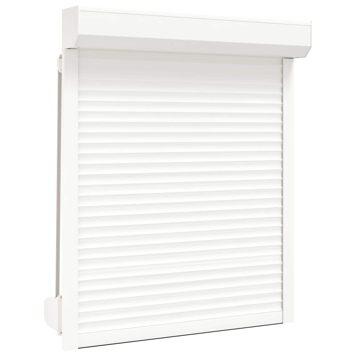 Persiana a rullo Bianco 100 x 130 cm Alluminio e poliuretano | homemem39