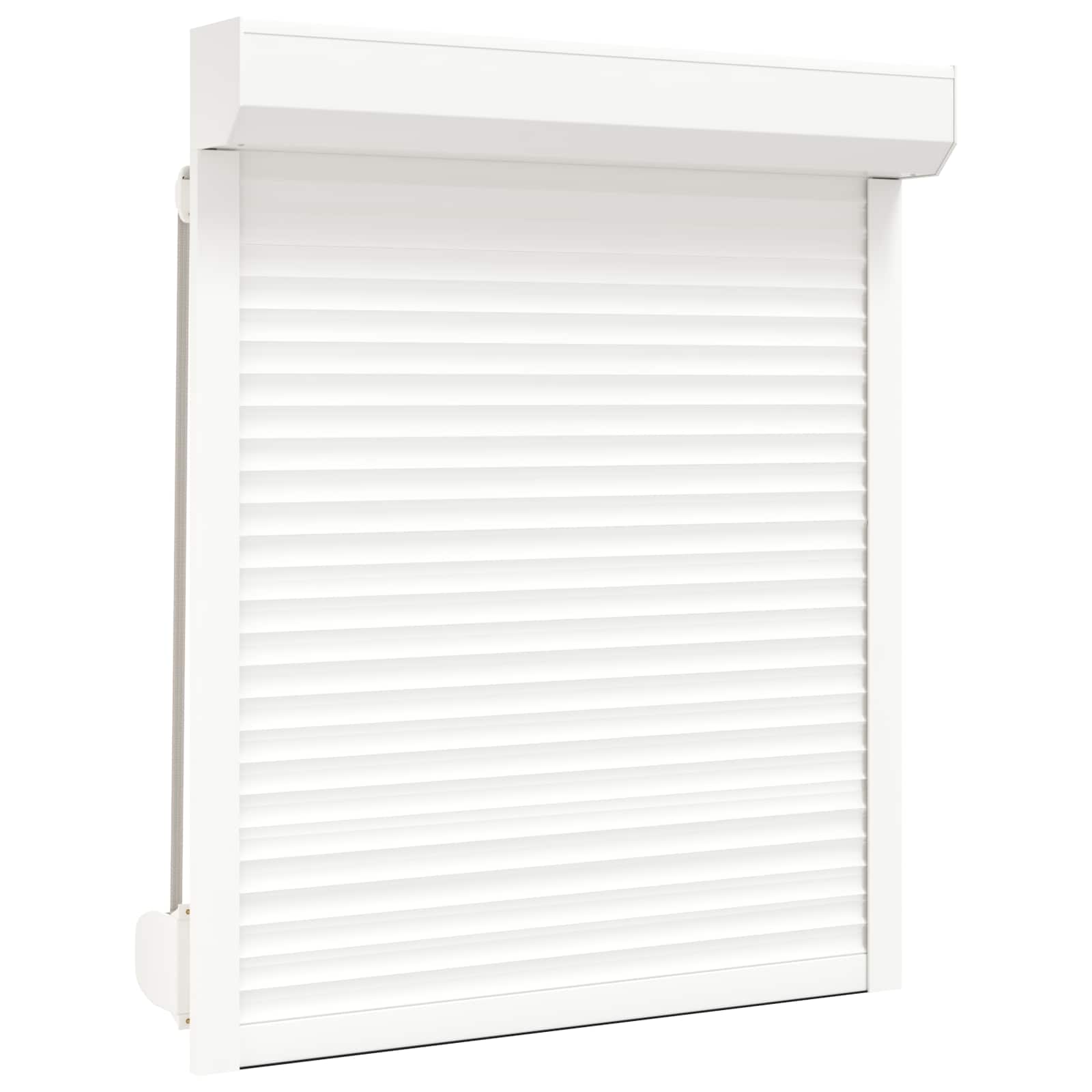 Persiana a rullo Bianco 100 x 130 cm Alluminio e poliuretano | homemem39
