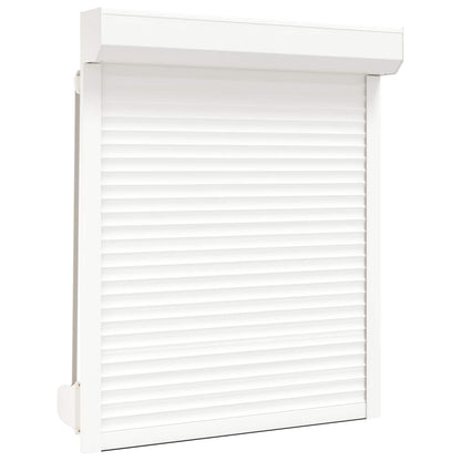 Persiana a rullo Bianco 100 x 130 cm Alluminio e poliuretano | homemem39