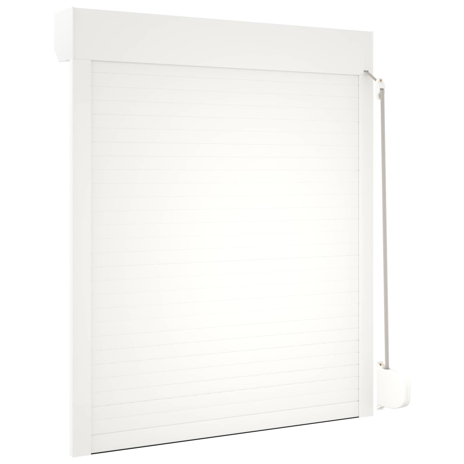 Persiana a rullo Bianco 100 x 130 cm Alluminio e poliuretano | homemem39
